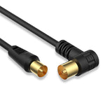 Tesmart RG59 Koaxiális TV/SAT Kábel – 75 Ohm Aranyozott Csatlakozóval