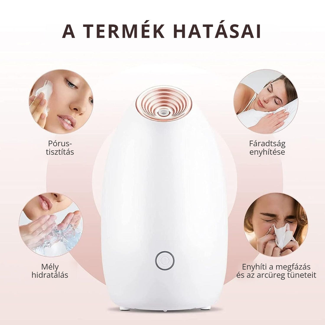 S-caring ionos arcgőzölő hatásai – pórustisztítás, mély hidratálás