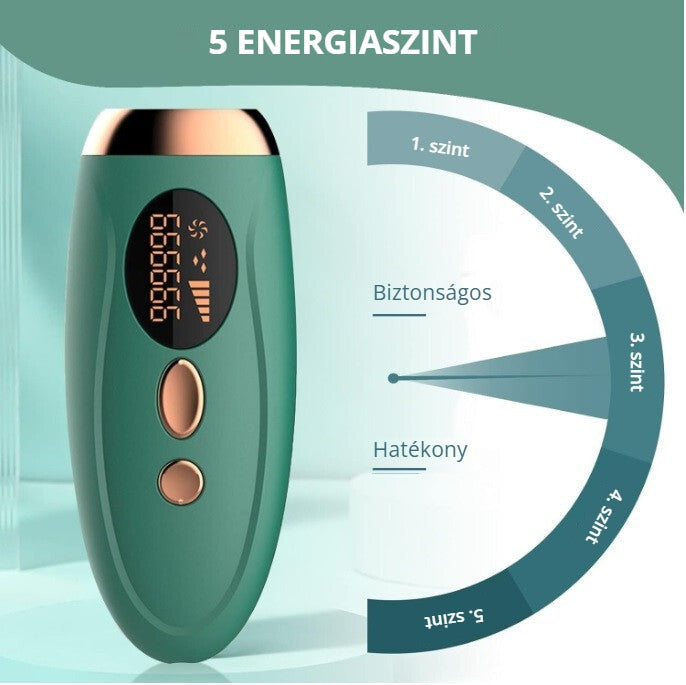 IPL szőrtelenítő 5 energiaszinttel – biztonságos és hatékony