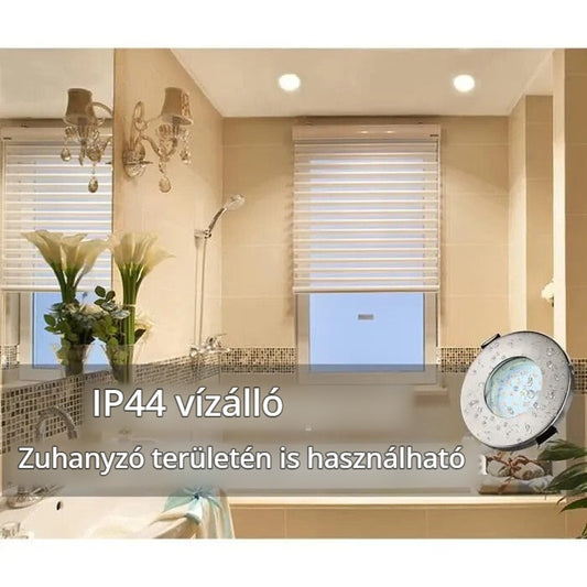 Kambo IP44 vízálló süllyesztett LED spotlámpa fürdőszobába