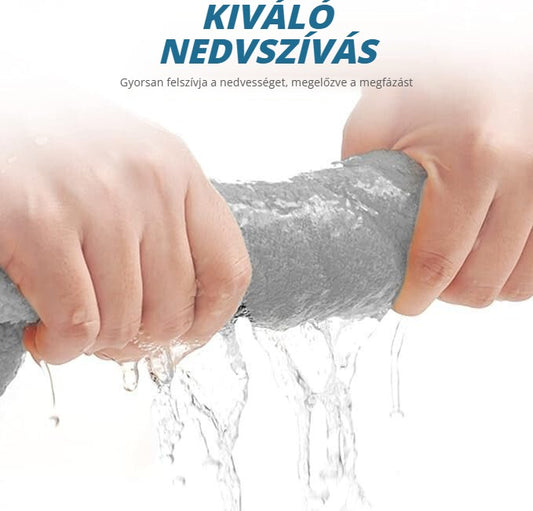 Kapucnis gyerek köntös – kiváló nedvszívás