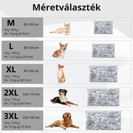 Kfnire kutyaágy – méretválaszték M-től 3XL-ig