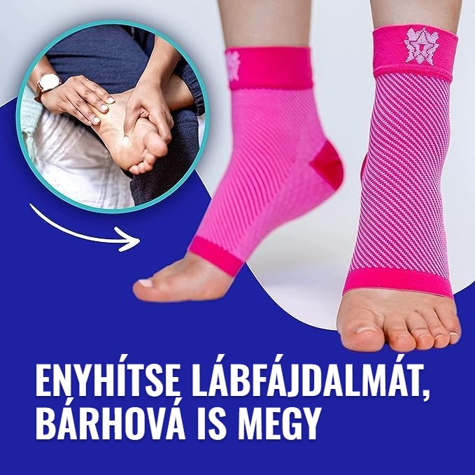 Kompressziós zokni talpi bőnye gyulladásra – enyhíti a lábfájdalmat
