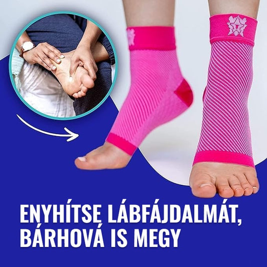 Kompressziós zokni talpi bőnye gyulladásra – enyhíti a lábfájdalmat