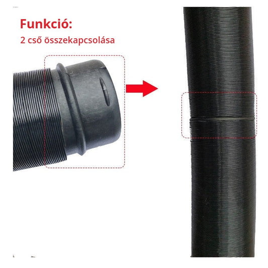 75 mm légcső csatlakozó – 2 cső összekapcsolása