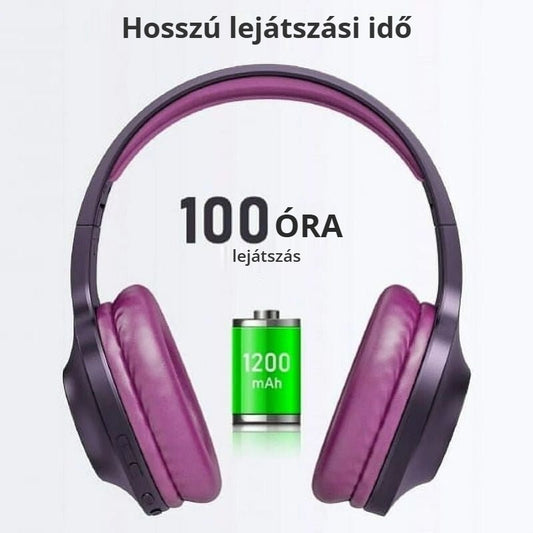 LETSCOM H10 Bluetooth fejhallgató – 100 óra lejátszási idő