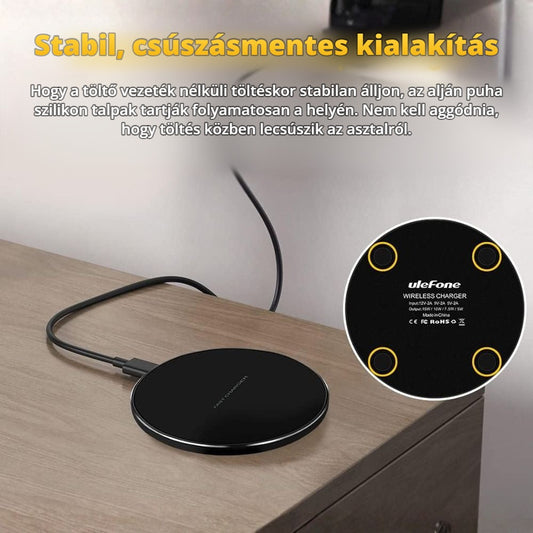 LTD-006 vezeték nélküli töltő – stabil, csúszásmentes kialakítás