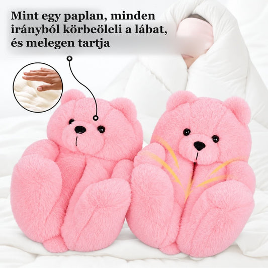 Macis plüss mamusz – paplanként öleli és melegen tartja a lábat
