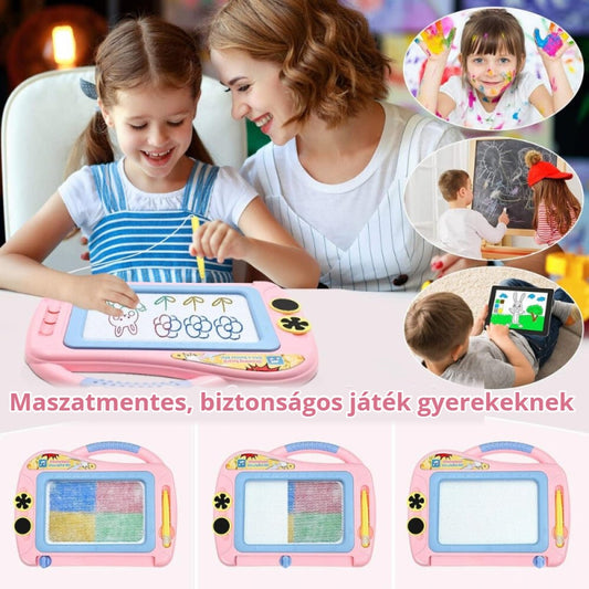 Mágneses rajztábla – maszatmentes, biztonságos játék gyerekeknek