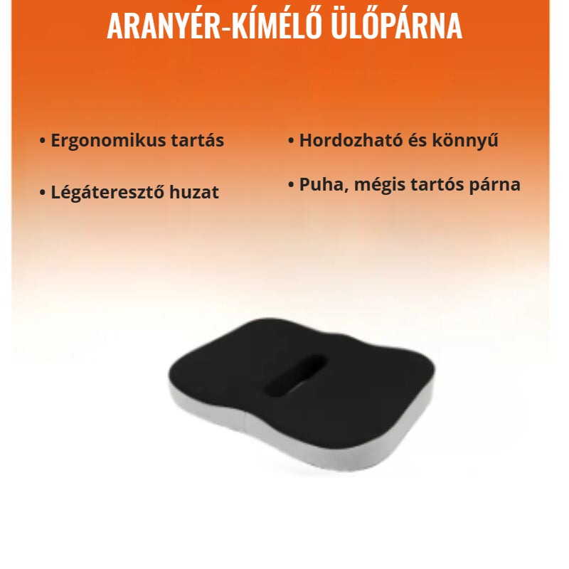 Blux memóriahabos ülőpárna – ergonomikus, légáteresztő huzattal