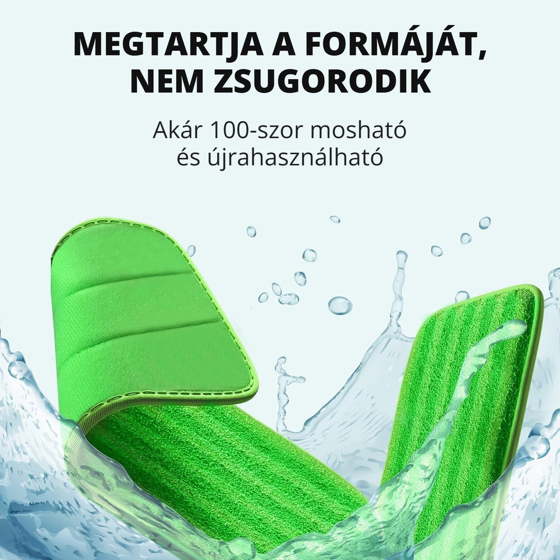 Mikroszálas felmosó póthuzat – nem zsugorodik, akár 100-szor mosható