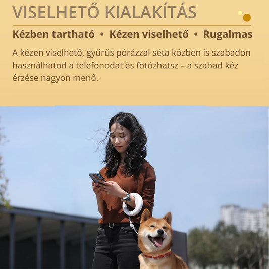Moestar 2 Plus kézen viselhető visszahúzható kutyapóráz