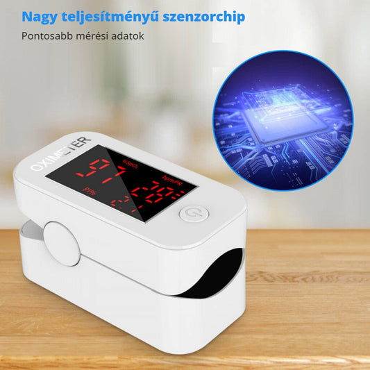 Mommed ujjas pulzoximéter nagy teljesítményű szenzorchippel
