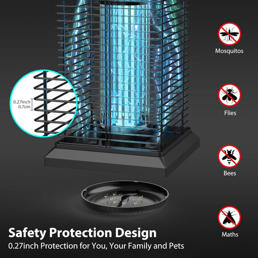 PALONE MWS-035 Elektromos UV Rovarcsapda – 20W, Nagy Teljesítményű Szúnyog- és Rovarirtó Lámpa