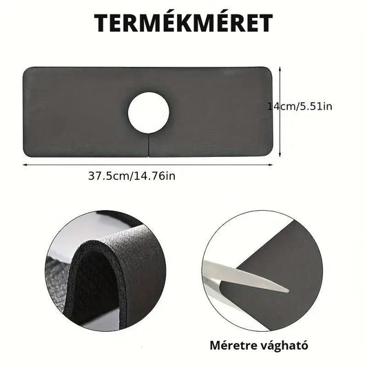 Nedvszívó csaptelep alátét termékméret 37,5 × 14 cm, méretre vágható