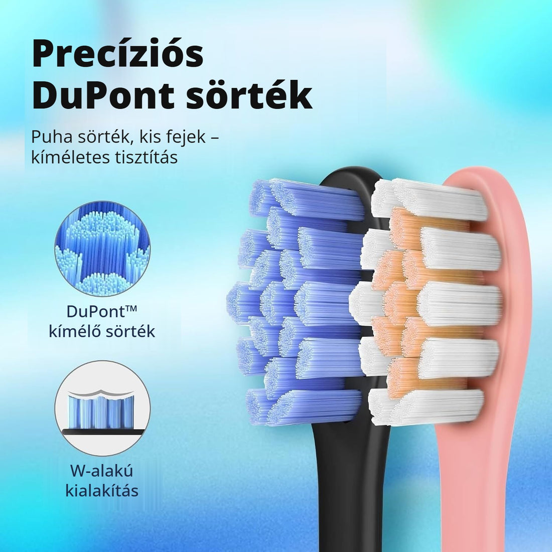 Oclean Find Duo elektromos fogkefe – precíziós DuPont sörték