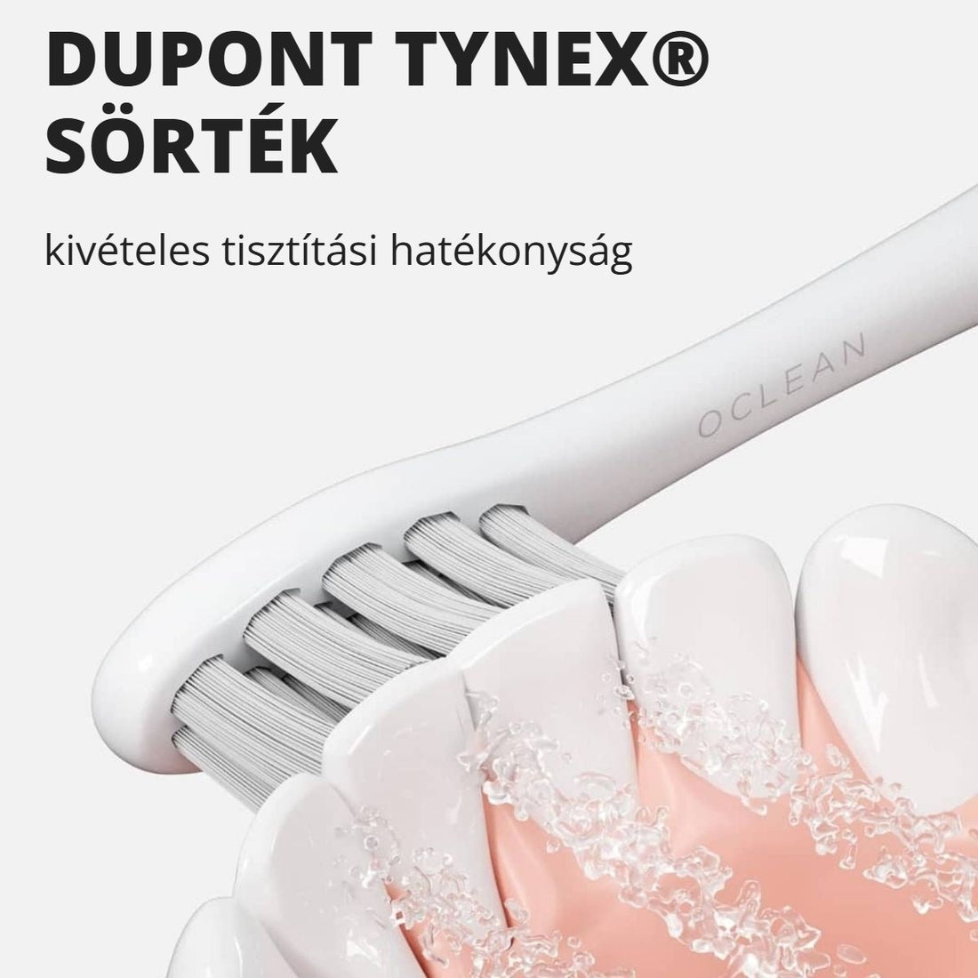 Oclean fogkefe pótfej – DuPont Tynex sörték, kivételes tisztítás