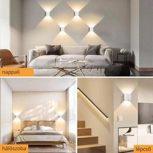 Oowolf LED fali lámpa – nappali, hálószoba, lépcső