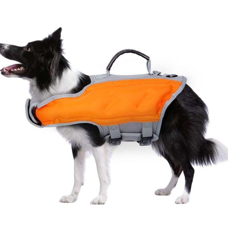 Ownpets Mentőmellény Kutyáknak, M (Narancssárga - Szürke)