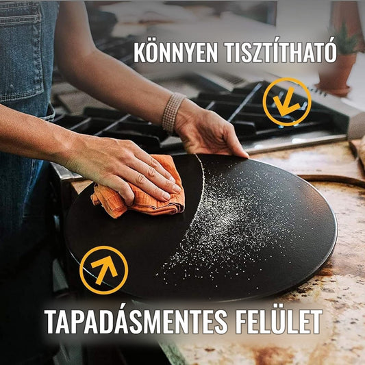 Kerámia pizzakő – könnyen tisztítható, tapadásmentes felület