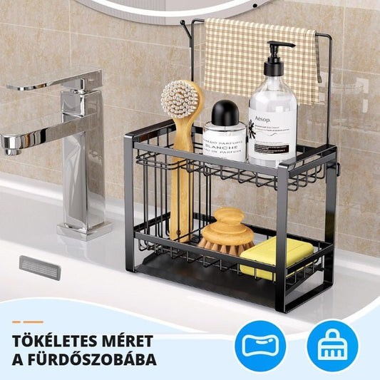 PKBD 2 szintes tároló – tökéletes méret a fürdőszobába