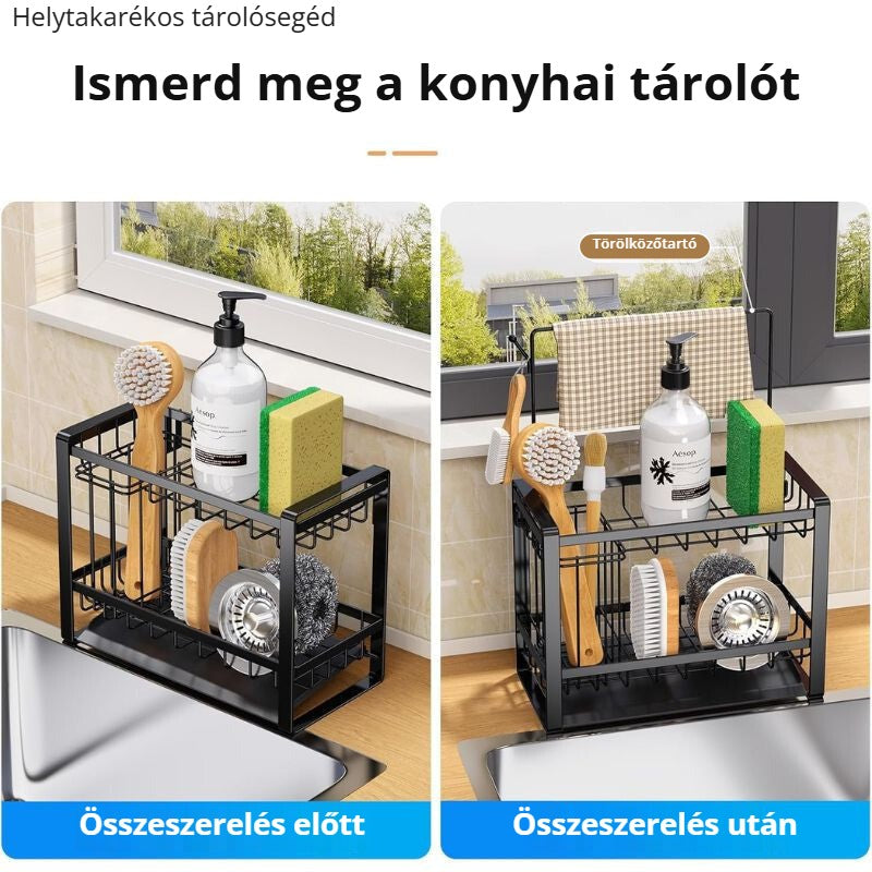 PKBD konyhai tároló – összeszerelés előtt és után