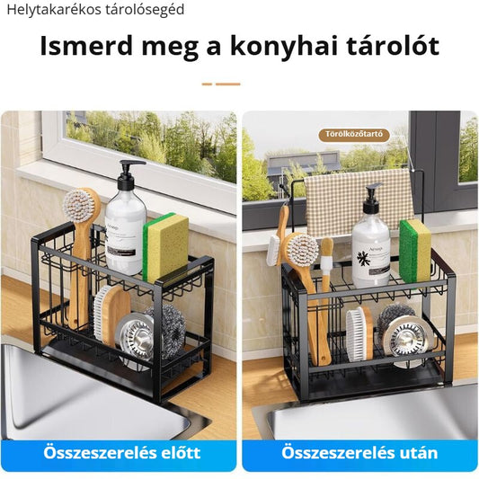 PKBD konyhai tároló – összeszerelés előtt és után
