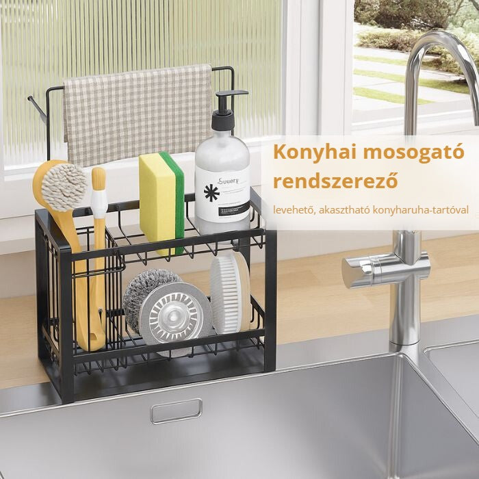 PKBD konyhai mosogató rendszerező konyharuha-tartóval