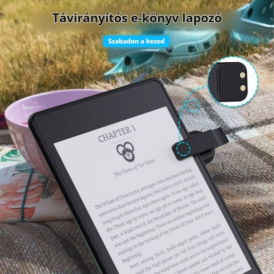 RF távirányítós e-könyv lapozó