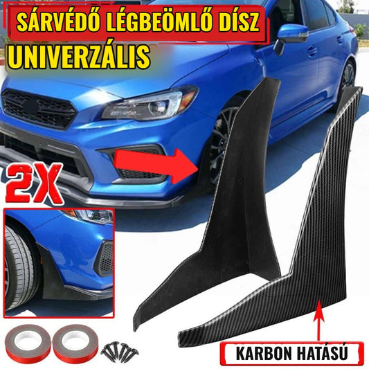 Univerzális autós sárvédő légbeömlő dísz, 2 db – karbon hatású