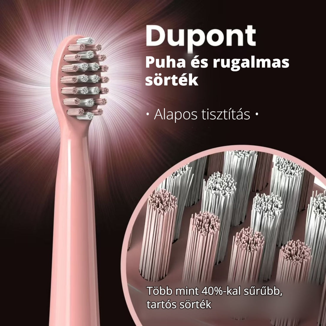 Sejoy fogkefe – puha és rugalmas Dupont sörték, alapos tisztítás