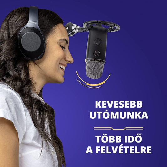 Shock mount mikrofontartó – kevesebb utómunka, több idő a felvételre