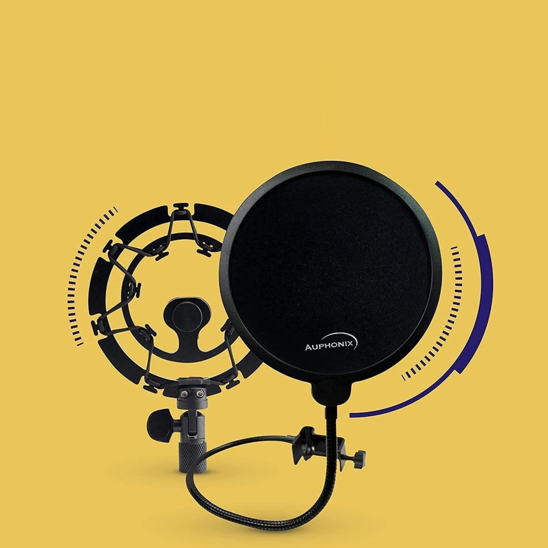 Shock mount mikrofontartó és pop filter Blue Yeti mikrofonhoz