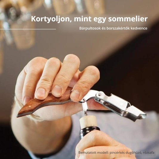 Sommelier dugóhúzó – bárpultosok és borszakértők kedvence