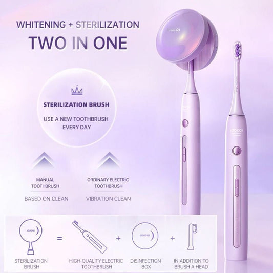 Soocas X3 Pro Elektromos Fogkefe – Érzékeny Fogakra is, UV Tok +1 Cserefej
