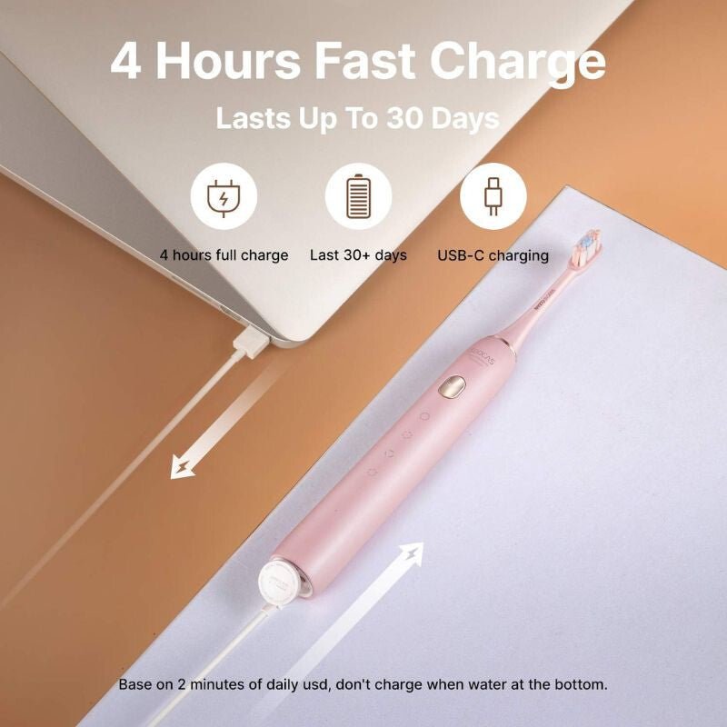 Soocas X3U Szónikus Elektromos Fogkefe USB-C Töltéssel