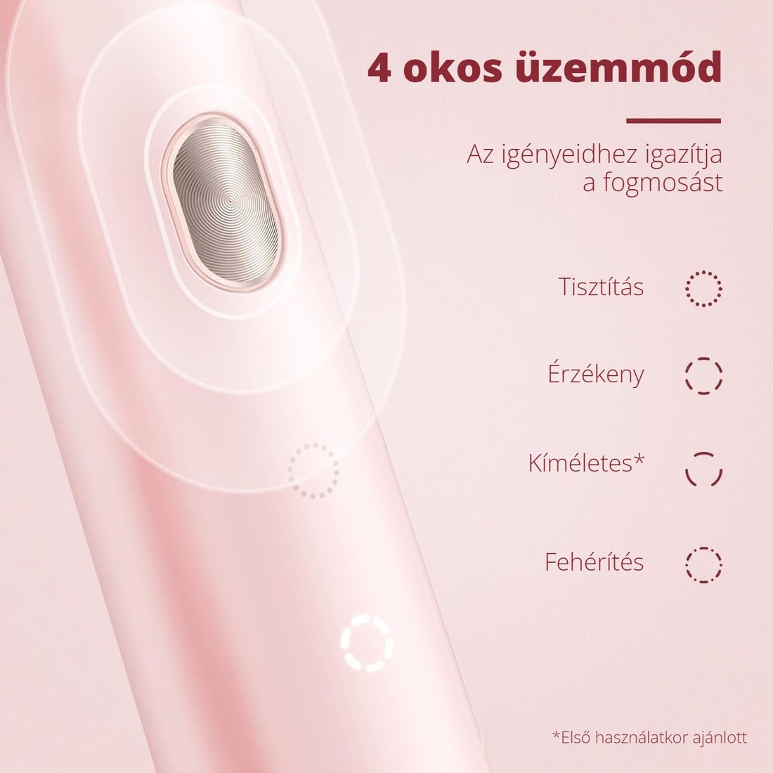 Soocas X3U szónikus fogkefe – 4 okos üzemmód