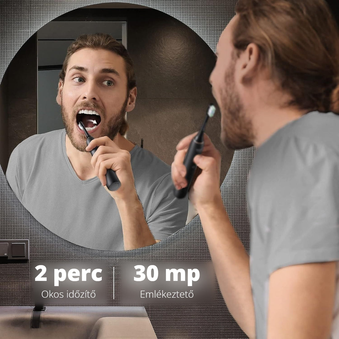 Soocas X3U szónikus fogkefe – 2 perces okos időzítő, 30 mp-es emlékeztető