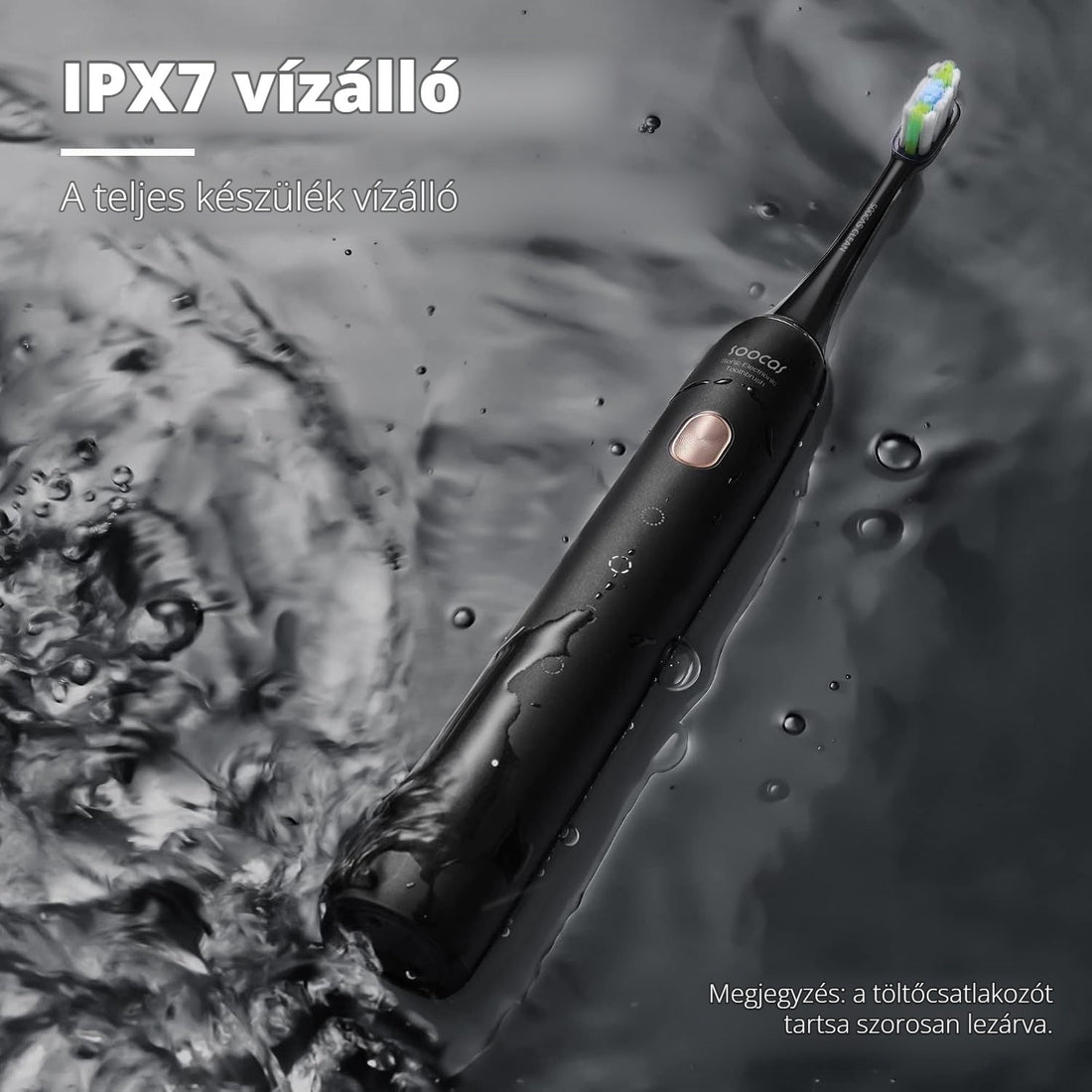 Soocas X3U szónikus elektromos fogkefe – IPX7 vízálló