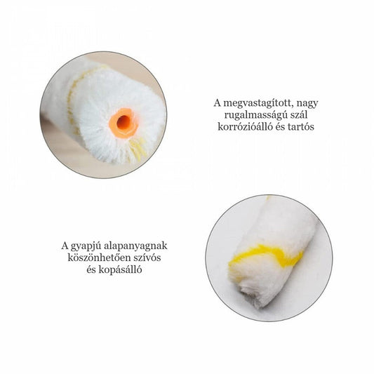 Sunyok mini festőhenger – tartós, kopásálló szál