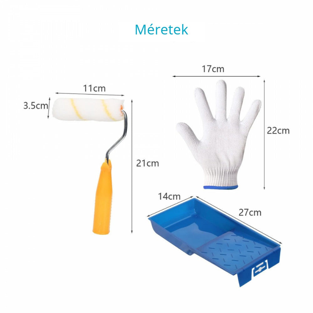 Sunyok mini festőhenger készlet – méretek