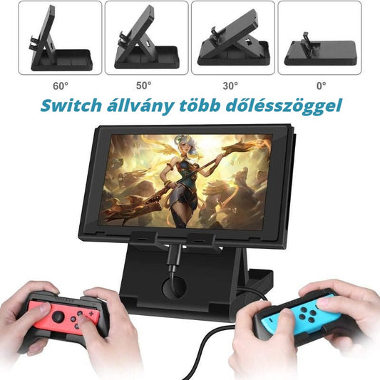 Állítható Nintendo Switch állvány több dőlésszöggel