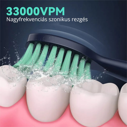 Sejoy szonikus elektromos fogkefe – 33000 VPM nagyfrekvenciás szonikus rezgés