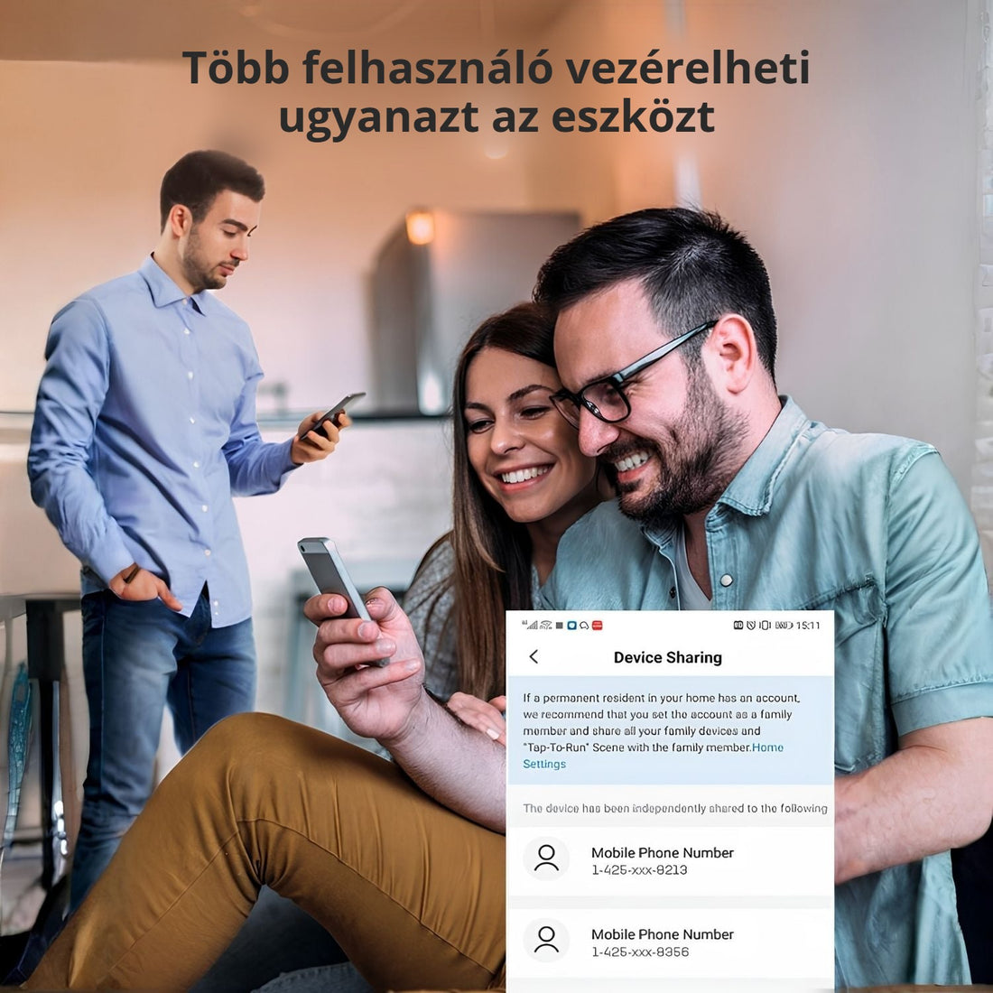 Teckin okos LED izzó – több felhasználó vezérelheti alkalmazásból