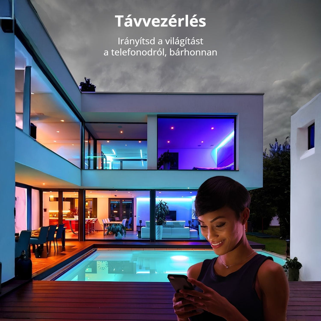 Teckin okos LED izzó – távvezérlés telefonról bárhonnan