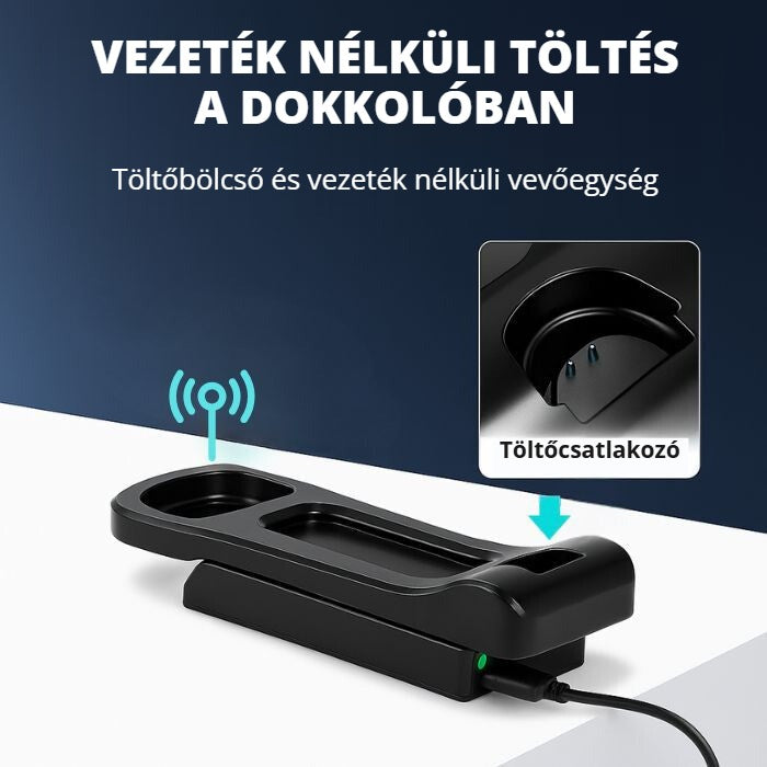 Tera D5100-CR vonalkódolvasó töltőbölcsővel és vezeték nélküli vevőegységgel