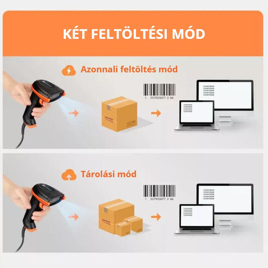Tera L5100Y vonalkódolvasó – azonnali feltöltés és tárolási mód