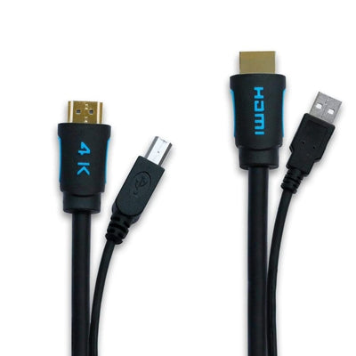 TESmart 2 az 1 - ben HDMI + USB KVM kábel – USB - A / USB - B, KVM Switchekhez - BShopy