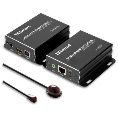 TESmart HDMI KVM + IR Extender 60 m, Cat5e/6, EDID, 1080p@60Hz - BShopy