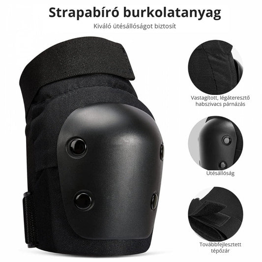 Toplus gyerek könyökvédő – strapabíró burkolat, légáteresztő párnázás